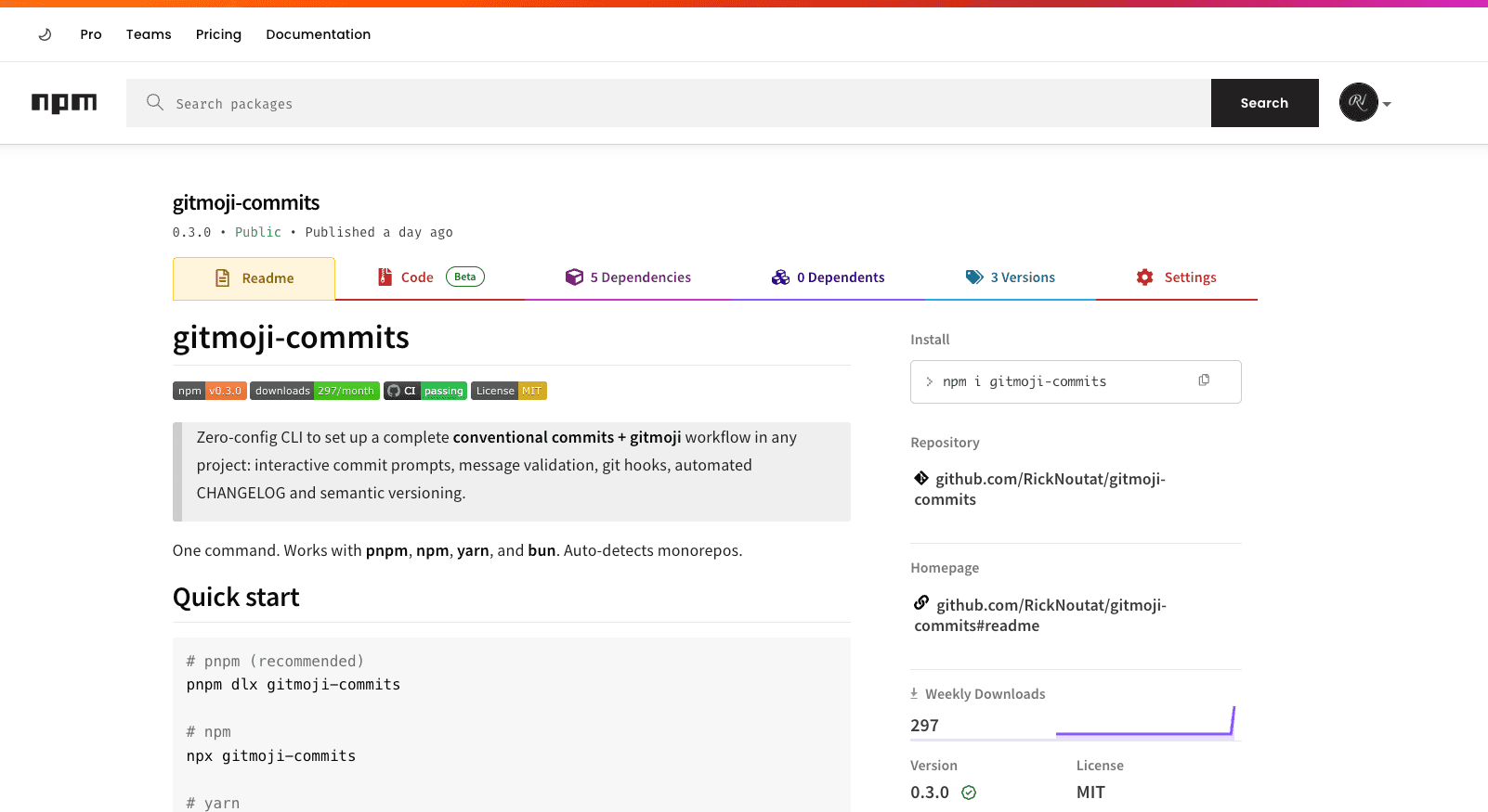 Gitmoji Commits
